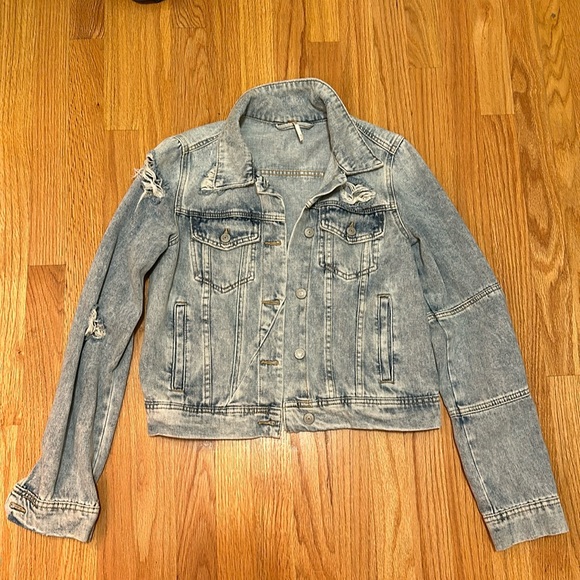 Free People Rumors Denim Jacket - Picture 1 of 3
